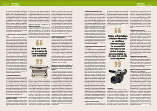 PAGINA 16                                                                                                                                                                                                                                                                                                                                PAGINA 17


    de un minuto y quince segundos, hasta que hubo           sica. En mi caso, cuando planteo un reportaje pa-       perspectiva. Estás desnudo frente a los proble-           ¿Cuántas veces has temido por tu vida?                    he visto cómo los serbios montan barricadas dan-       colás Castellanos, un obispo de Zamora que se
    que dar el relevo a un compañero en el conflicto de      ra “En Portada” dispongo de todos los elementos         mas. El mundo y la historia son cíclicos. Lo que             Unas cuantas. Pero no es miedo lo que sientes          do crédito a un nacionalismo tan brutal como ab-       fue a Bolivia a servir a los pobres porque no le
    Ruanda. Y fui. No quería dejar la profesión sin ha-      del lenguaje audiovisual. No sólo de mi voz en off,     sucede ahora en Alemania puede pasar en Espa-             como primera reacción. Prima la supervivencia. Me         surdo. Entonces pienso que también soy de Kiga-        convencía la jerarquía eclesiástica española,
    ber narrado una guerra. Me propuse contarlas des-        también de mi voz en directo, de sonidos, de testi-     ña dentro de una década. Lo que aconteció ha-             identifico más con el miedo de los que se quedan          li, de Getaria, de Girona, de París, de Nueva York o   o a mi intérprete en Bagdad durante la guerra
    de la realidad de sus sufridores, sin tener en cuenta    monios, de silencios, de imágenes que hablan por        ce 25 años en España vuelve ahora en Méjico.              aquí, con mi mujer, con mis hijos. En las montañas        de Jerusalén. Me parece absurdo, reduccionista,        de Irak, que se jugaba el tipo para que yo con-
    los bandos. Pasé un momento duro. En un campo            sí solas, de músicas... Todo aporta información. Te     El corralito de los argentinos es necesario pa-           de Tora Bora, en Afganistán, los talibanes nos reci-      el localismo que te enfrenta a los demás por ese       tara lo que pasaba en su país. También recuer-
    de refugiados del país escuché, lejano, un llanto        pongo un ejemplo: en mis viajes procuro grabar mú-      ra entender a lo que hoy se enfrenta Europa. Es           bieron a tiros porque aquel día tuve la ocurrencia        motivo. Me siento feliz paseando por Santiago de       do a otro traductor que tuve en Prizren, duran-
    monótono. Era una niña pequeña que lloraba, so-          sicas en directo para incorporarlas a mis reportajes.   importante ser consciente de qué sucedió en Ir-           de salir con una mochila roja. Desde el suelo escu-       Chile, me fascina la selva del Chocó en Colombia       te la guerra de Kosovo. Era musulmán. No tenía
    la, junto a un puchero ardiendo. En aquellas lágri-                                                              landa del Norte después de los acuerdos de Se-            ché como silbaban las balas sobre mí. Cuando pasa         o Ruanda, que fue mi primer gran destino bélico,       nada que comer después de la guerra. Probó el
    mas vi los ojos de mi hija, que debía tener su mis-      ¿Qué función desempeña el periodismo de in-             mana Santa para tener referentes sobre la hoja            el peligro es cuando llega el desasosiego. En Bosnia      pero también Zimbabue o Sudáfrica.                     chorizo sabiendo que estaba pecando, y le gus-
    ma edad. No pude reprimir las mías. Fui consciente       vestigación en la sociedad?                             de ruta del País Vasco en los próximos meses.             arrollé una mina antipersona de las que se activan                                                               tó tanto, que dejó el islam. Todos me han deja-
    de que si era capaz de superar aquello podría se-           Creo que la televisión actual depende dema-          Hay muchísimas diferencias entre los dos pro-             mediante un cable. Sentí su tirón en la bota. Afortu-                                                            do huella.
    guir haciendo ese periodismo. De otra manera, no.        siado del directo, que tiene su valor, pero que os-     cesos, pero hay pasos que van a coincidir. El ciu-        nadamente, el hilo estaba un poco suelto y pude fre-
    Lo conseguí porque supe que contar las injusticias       curece el relato audiovisual. Me parece obliga-         dadano bien informado es menos permeable a                nar en seco. Saqué el pie con cuidado y salí corrien-                                                            ¿Una guerra que te haya marcado?
    era mi manera de luchar contra ellas.                    do que los reporteros sigan las posguerras. No          los mensajes manipulados. Hay que darle un ar-            do de allí. Entonces fumaba. Cuando pasó el peligro                                                                 Afganistán. Cuando aterricé allí por primera
                                                             faltan periodistas para cubrir los frentes, pero es     mazón de intelectualidad a la sociedad.                   consumí siete cigarros en dos minutos. Pura ansie-                                                               vez había un vacío total de poder. No había ta-
    ¿Cuál crees que es la función del periodismo             igual o más necesario que viajen a los conflictos                                                                 dad. Pero sentí el miedo después, no mientras mi bo-                                                             libanes, no había tropas internacionales, tampo-
    local?                                                   cuando los focos ya no les alumbran para infor-         ¿Qué papel crees que cumple internet en la infor-         ta estaba atrapada en el cable. Otras veces sientes         Haber entrevistado                                   co estaban los muyahidines. Es decir, no había
       Soy un firme defensor del periodismo de cer-          mar a la sociedad. Lo que ocurre después es tan         mación?, ¿ayuda o entorpece?                              terror injustificadamente. Cuando llegas a un pueblo                                                             poderosos que te impidieran contar la verdad. Es
    canía. Primero porque he mamado de él, pero es                                                                      Internet es imparable. Por encima de cualquier         abandonado por los combates y pisas escombros y             a Nelson Mandela                                     un lugar peligrosísimo. Me tocó contar la muer-
    que saber lo que ocurre cerca de ti es una nece-
    sidad humana. Carlos Sanz Establés, gran profe-
                                                                                                                     otra consideración es, así que soy muy práctico:
                                                                                                                     intentemos sacar lo bueno que tiene. Es la herra-
                                                                                                                                                                               cristales y de buenas a primeras te dices: “me mar-
                                                                                                                                                                               cho de aquí”. Y siempre hay que hacer caso a esas               en la última                                     te de un amigo, Julio Fuentes. Tuve que recono-
                                                                                                                                                                                                                                                                                                cer su cadáver. Es un país que te marca porque
    sional, siempre defiende el de Guadalajara. Es de-
    mocráticamente higiénico que la prensa local sea
                                                                                                                     mienta del futuro, por encima de la televisión y de
                                                                                                                     la radio. De momento no tiene fronteras, aunque
                                                                                                                                                                               percepciones extrasensoriales.                                entrevista que                                     te sumerges en la Edad Media, así, sin aneste-
                                                                                                                                                                                                                                                                                                sia, por las relaciones del hombre con la mujer,
    crítica e imparcial, pero se enfrenta a serios proble-                                                           las tendrá, porque no es posible que en la red pe-        ¿La vida humana vale lo mismo en todos los luga-               ha concedido                                      entre las tribus y las comunidades, por los seño-
    mas. Me explico. Si yo cuestiono al primer ministro
    de Kosovo, eso no afecta a mi vida diaria. Si haces              Hay que darle                                   se lo mismo el video de un reportaje serio, hecho
                                                                                                                     con presupuesto y profesionalidad, que el de una
                                                                                                                                                                               res del mundo?
                                                                                                                                                                                   Si tu pregunta es que si creo que mi vida vale lo         en vida es una
                                                                                                                                                                                                                                                                                                res de la guerra... Aquel conflicto fue, profesio-
                                                                                                                                                                                                                                                                                                nalmente, una de las cosas más enriquecedoras
    lo mismo con el presidente de la Diputación de tur-
    no, te caen por todas partes. Por eso hay que pro-
                                                                    un armazón de                                    tele absurda de famosos. El tiempo pondrá a ca-
                                                                                                                     da uno en su sitio. Vivimos en la sociedad global
                                                                                                                                                                               mismo que la de cualquier otro ser humano, mi res-
                                                                                                                                                                               puesta es: por supuesto que sí. Si me preguntas que
                                                                                                                                                                                                                                             de los trabajos                                    que me han pasado. Es un sitio al que no volve-
                                                                                                                                                                                                                                                                                                ría si no fuera por trabajo. Es inhóspito, desagra-
    teger la labor del informador local. Su independen-             intelectualidad                                  mejor preparada de la historia y con más necesi-          si vale lo mismo para los gobiernos o para las mul-          profesionales de                                    dable. También fascinante.
    cia es necesaria para la sociedad. Tiene que ganar                                                               dad de estar informada de la Historia. Y ahora te-        tinacionales, te digo que no, y ni siquiera para las
    el dinero suficiente. Una de las cosas que recrimi-              a la sociedad                                   nemos internet poder satisfacer a esa sociedad            grandes empresas del periodismo. Hay muchos paí-            los que me siento                                    ¿Qué opinas de la muerte de bin Laden?
    no a los profesionales de mi generación, entre los                                                               global. Como director de “En portada” trabajo mu-         ses de los que se informa sólo si la cuenta de bene-                                                               No había que matar a Bin Laden, por muy ab-
    que me incluyo, es que cuando empezamos, con-                                                                    cho Facebook. Es nuestra carta de presentación            ficios de las empresas va a aumentar. Otras veces             más orgulloso                                      yecto que fuera su crimen, que lo era. Me descolo-
    sideramos esta profesión como algo fascinante, de                                                                mundial. Tengo más dudas sobre el servicio que            priman los intereses políticos. En el año 2000 ha-                                                               có la actitud triunfalista del presidente Obama. Me
    novela. Se merecía incluso que perdonáramos los                                                                  le puede hacer Twitter a la sociedad.                     bía una epidemia de hambruna brutal en Etiopía. La                                                               decepcionó, como tantas veces lo ha hecho des-
    excesos de la empresa con sus trabajadores. Al fi-                                                                                                                         BBC abría todos los días contando que ese año iban                                                               pués. El mundo hubiera sido un lugar mejor si le
    nal, a los que han venido después les hemos deja-                                                                Seguro que has vivido momentos difíciles en el            a morir 15 millones de personas por la sequía. Hizo                                                              hubieran detenido y juzgado ante un tribunal por
    do un oficio en el que empiezan trabajando gratis y                                                              ejercicio de la profesión y que no es fácil distin-       un despliegue tremendo. Le siguió la CNN, y también                                                              sus crímenes contra la humanidad.
    en el que pasan muchos años cobrando una mise-                                                                   guir la verdad de intoxicaciones informativas in-         fuimos nosotros. Contratamos un vuelo junto a los
    ria. En Estados Unidos lo tienen clarísimo. Allí hay                                                             teresadas...                                              ingleses que aterrizó en medio de la nada, en el de-                                                             Por último, tus deseos para 2012 para el periodis-
    una prensa local independiente y solvente. Aquí                                                                      Cuando acudes a informar sobre una guerra o           sierto. Con toda su buena voluntad, los etíopes nos                                                              mo y para la Sierra Norte y Siguenza.
    dependemos de las subvenciones.                                                                                  una catástrofe, aparecen portavoces interesados           dijeron que la situación allí era la misma que el año                                                               Cuando di el pregón de las fiestas de San Ro-
                                                                                                                     que te quieren zancadillear o llevar a su terreno,        pasado y la misma que el año siguiente. Nos daban                                                                que de Sigüenza en el año 2004 ya dije lo que
    Tus referentes periodísticos son...                                                                              con más o menos sutileza. Para sortearlos están           las gracias por ayudarles y ponerles en el mapa, al                                                              la ciudad necesita es un desarrollo sostenido
       No tengo un referente claro. Me influyó Felipe                                                                tu experiencia y la intuición. En todo caso, siempre      tiempo que nos confirmaban que siempre habían                                                                    y sostenible. Me encanta que aún hoy no haya
    Sahagún, profesor de Relaciones Internacionales.                                                                 hay que citar fuentes y buscar la verdad. Alguna          vivido así. Entonces entendí las razones del Foreign                                                             un solo semáforo. Estaré enamorado de Sigüen-
    Cambió mi visión del mundo. La hizo más reflexi-         brutal e injusto como lo que pasa durante la pro-       vez me la han colado, pero puedo decir que siem-          Office británico y, de paso, los de la BBC allí. El que                                                          za siempre, pero más mientras siga siendo una
    va. En Televisión he aprendido de Pablo Irazazá-         pia guerra. Cuando detuvieron al expresidente           pre he citado la fuente. Esto es el clásico “según        era presidente de Etiopía se resistía a abrirse al mun-                                                          ciudad-pueblo orgullosa de su pasado. Esa es la
    bal, maestro de la información, que fue mi primer        serbio Slobodan Milósevic o al dictador chileno,        dice...”.El instinto ayuda a juzgar, pero cuidado, no     do. La información era una manera de obligarle a re-                                                             gran fuerza no sólo de mi ciudad, también de la
    jefe en TVE; de Fernando de Giles, gran reportero.       Augusto Pinochet, sentí una enorme alegría. La          es un elemento periodístico. Debe conducirte hacia        cibir ayuda humanitaria y reconocer la situación de                                                              Sierra Norte. Creo que ha hecho mucho bien el
    Valoro el trabajo que hace Jon Lee Anderson en la        misma que sentiré cuando pongan entre rejas a           la información, nada más. En un campo de refugia-         su país. Nos sentimos utilizados, no por contar la rea-                                                          turismo rural y las nuevas tecnologías, que aho-
    revista NewYorker. También es un referente mi            Robert Mugave en Zimbabue. Si los genocidas             dos ruandeses en Tanzania, me crucé con un ase-           lidad de aquellas pobres personas, sino por el hecho                                                             ra permiten plantearse vivir y trabajar alejado
    aprendizaje como periodista local, los años de pa-       caen, tu trabajo cobra sentido. Sin el periodismo       sino entre miles de personas. Lo reconocí por su          de contarla en el momento que los intereses geoes-        ¿Y personas?                                           del mundanal ruido. Y eso ha evitado que haya
    tear la calle, de trinchera informativa. El periodis-    de investigación, nos empobrecemos, porque es           mirada. Fui a por él y le pregunté. Fue muy esquivo.      tratégicos quisieron que lo hiciéramos y no en otro          Haber entrevistado a Nelson Mandela en la           muchos más pueblos deshabitados. En cuanto
    ta internacional tiene, por definición, capacidad        la suma de muchas crónicas en el mismo senti-           Después descubrí que era un ejecutor que había            cualquiera. En el año 2000 los periodistas nos desvi-     última entrevista que ha concedido en vida es          al periodismo, creo que tiene que reinventar-
    de análisis, pero es mejor informador cuanto más         do la que acaba con la injusticia. Nuestra misión       sembrado el pánico entre la comunidad tutsi. Me           vimos por contar cómo echaban a los granjeros blan-       una de los trabajos profesionales de los que           se. Las empresas no valoran a los informadores
    permeable sea a la realidad de la calle.                 consiste en contar lo que ocurre más allá de lo         han expulsado de un país, me han puesto de cara a         cos de sus tierras en Zimbabue y cómo murieron mu-        me siento más orgulloso. Cuando le di la ma-           que salen de la facultad que, recordémoslo, son
                                                             obvio. No se puede vivir sin saber lo que pien-         la pared por querer contar una historia, me han dis-      chos de ellos. Ahora hemos dejado de hacerlo, pero        no sentí una descarga de humanidad brutal.             titulados universitarios, ni a excelentes profe-
    La televisión, ¿cuáles son a tu juicio las particu-      san los alemanes, lo que sufren los ruandeses           parado, han amartillado un Kaláshnikov a mis es-          se siguen cometiendo las mismas tropelías. Lamen-         Algo parecido a un contacto con un ser supe-           sionales que han demostrado su buen hacer du-
    laridades de este medio?                                 o lo que sienten los mejicanos. Lo que vota un          paldas sin que pudiera ver adonde apuntaban. En           tablemente la agenda política va por otro sitio.          rior. No exagero, no es realismo mágico. Ha si-        rante años. A ningún gran cirujano se le echa a
       La televisión es el periodismo total. No sólo por     señor en Múnich es trascendente para la eco-            los territorios ocupados, el ejército israelí pretendió                                                             do la única persona a la no he repreguntado a          la calle sin contemplaciones y eso sí ocurre con
    su inmediatez y popularidad. Para contar una his-        nomía española. La sociedad debe saber adón-            humillarme. Un soldado pistola en mano me obligó          ¿Qué sitios te han dejado huella?                         pesar de que algunas de sus respuestas no me           grandísimos periodistas. Llegar a este punto en
    toria necesitas elementos. En el periódico tienes el     de conducen los nacionalismos exacerbados.              arrodillarme, me puso la bota encima... Sólo preten-         Te haré una declaración de principios. Me sien-        convencieron. Admiro a Viviana Díaz, incansa-          un oficio, es el límite. No sé cómo vamos a salir
    lenguaje y las fotos, en la radio, la palabra y la mú-   Si sólo conoces lo que pasa en España, pierdes          díamos informar...                                        to de Sigüenza, pero acabo de volver de Kosovo y          ble perseguidora de la Justicia en Chile, o a Ni-      de aquí, pero hay que salir.
 