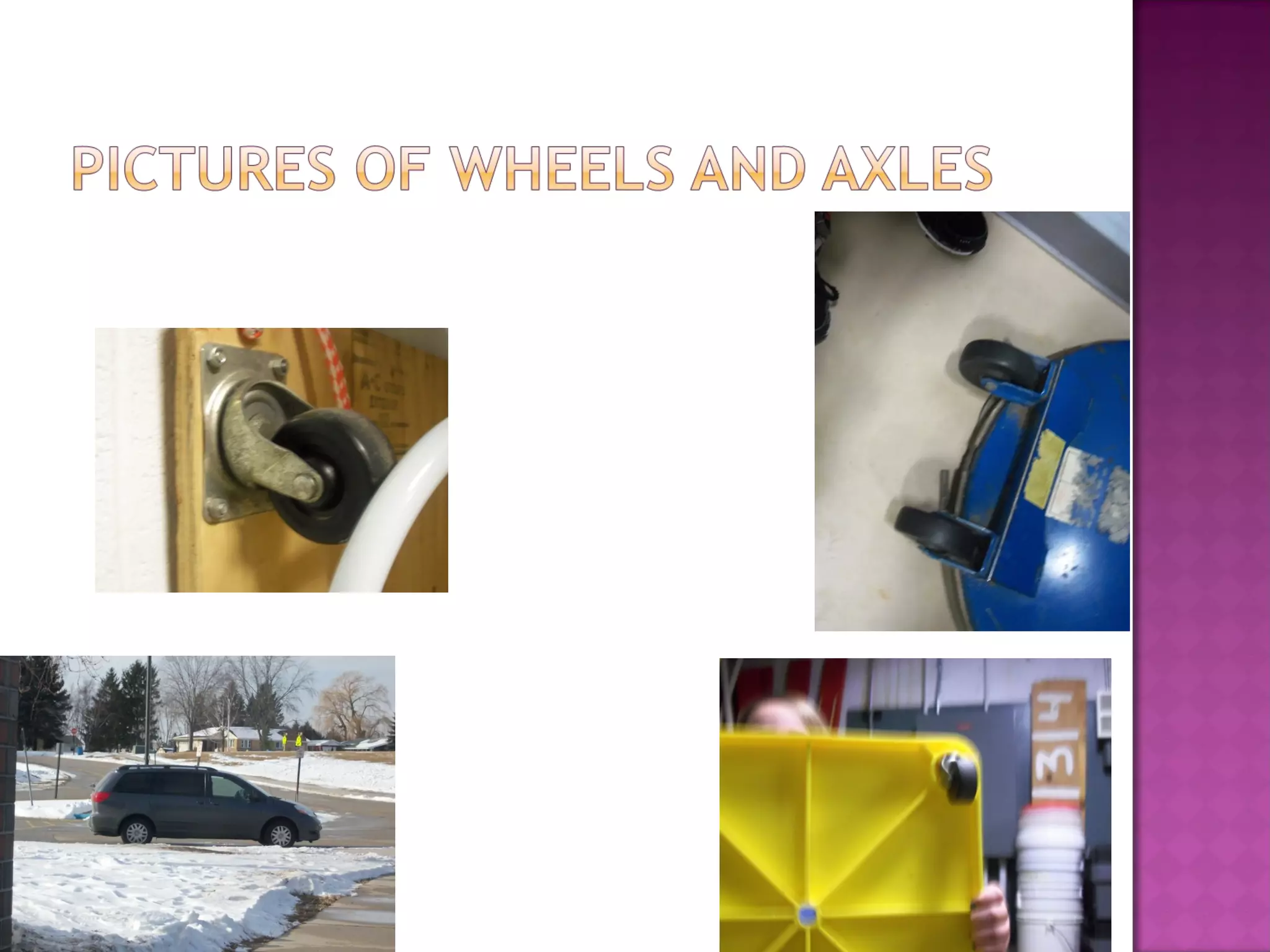 Sierras presentation about wheels and axles