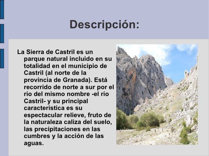 sierra castril