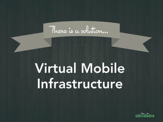 Virtual Mobile
Infrastructure
 