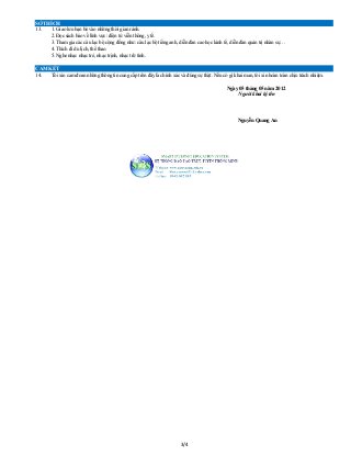 SỞ THÍCH
13. 1. Giao lưu bạn bè vào những thời gian rảnh.
2. Đọc sách báo về lĩnh vực: điện tử viễn thông, y tế.
3. Tham g...