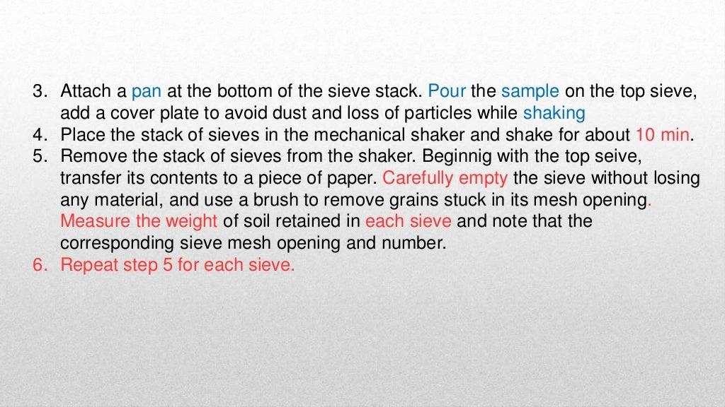 Sieve & Hydrometer Analysis