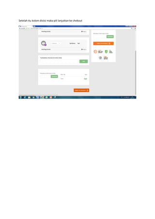 Setelah itu kolom disiisi maka pili lanjutkan ke chekout
 
