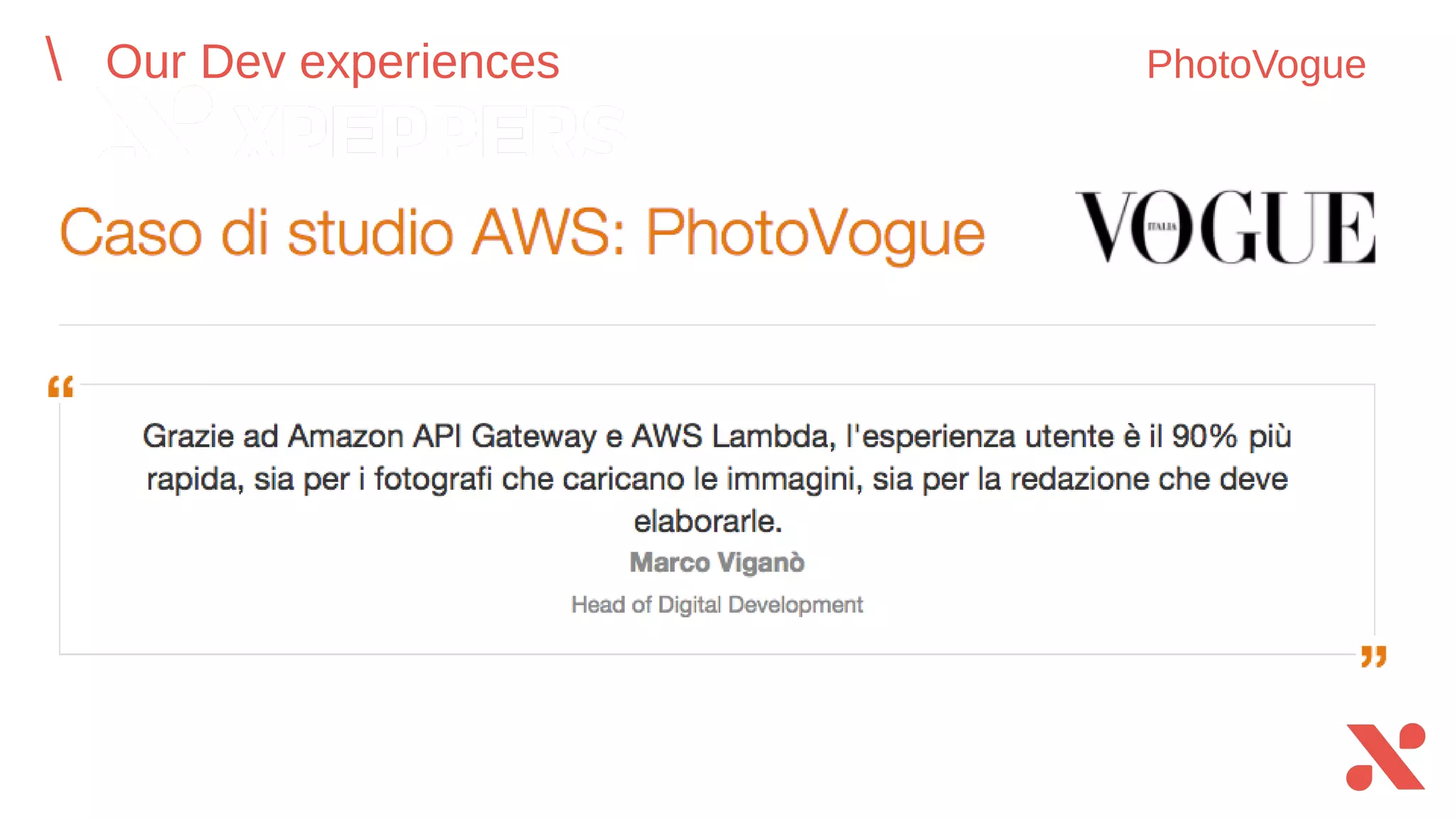 Our Dev experiences PhotoVogue
 