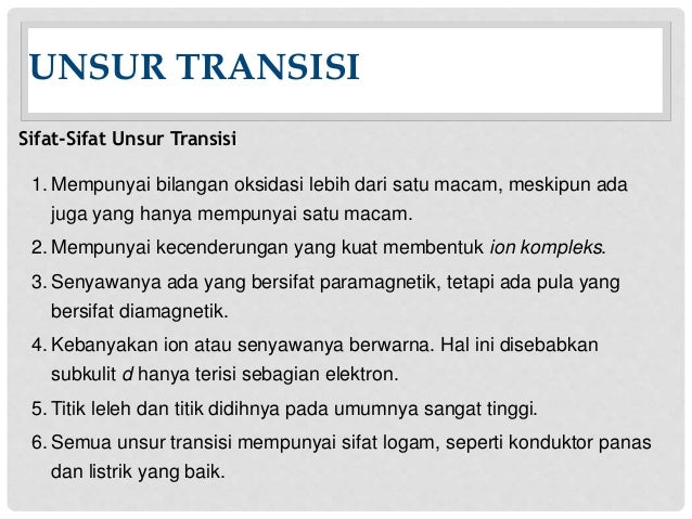 Sifat Sifat Kimia Dan Fisika Unsur Sifat Sifat Kimia Dan Fisika Unsur