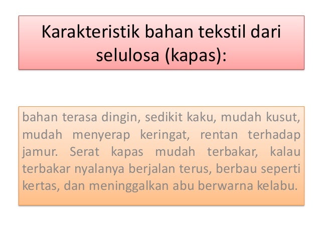 Sifat bahan dan manfaatnya