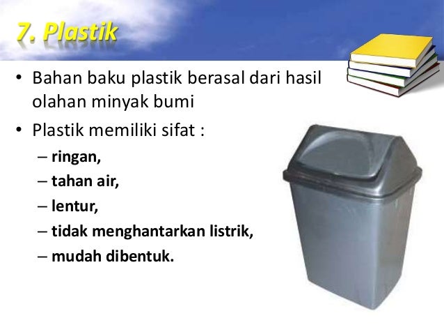 Sifat bahan penyusun benda kelas V