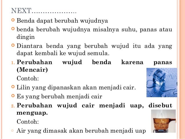 Perubahan Wujud Benda Yang Dapat Kembali Ke Bentuk Semula Disebut