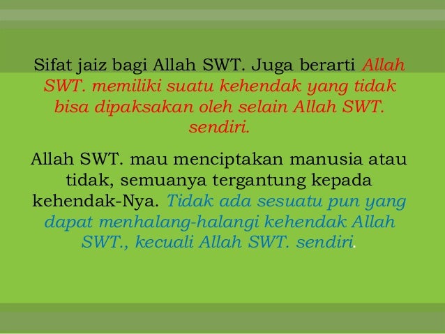Sifat Jaiz Rasul Beserta Artinya Berkas Sekolah