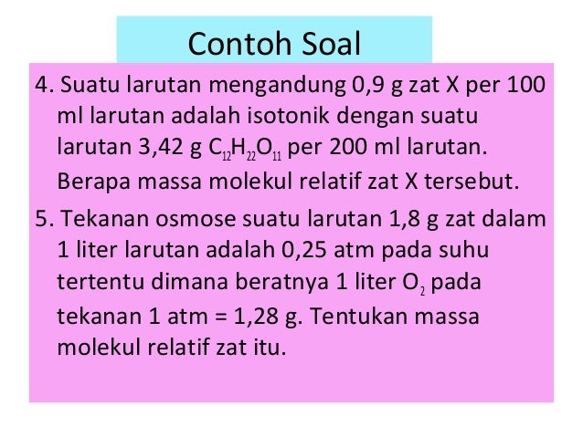 Sifat Koligatif Larutan Sifat Koligatif Larutan