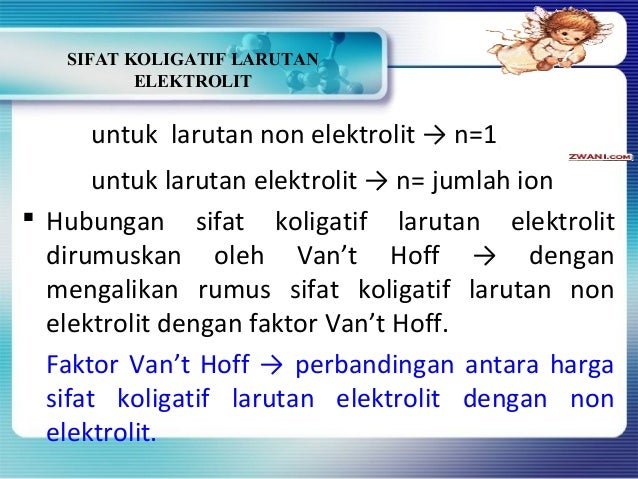 Sifat Koligatif Larutan