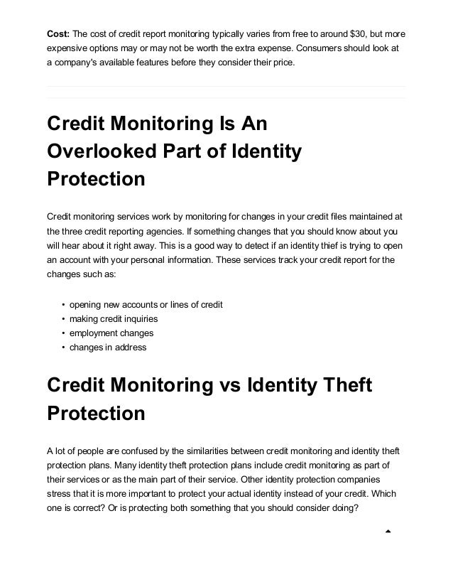 credit protection services