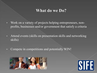 SIFE Info Session Powerpoint | PPTX
