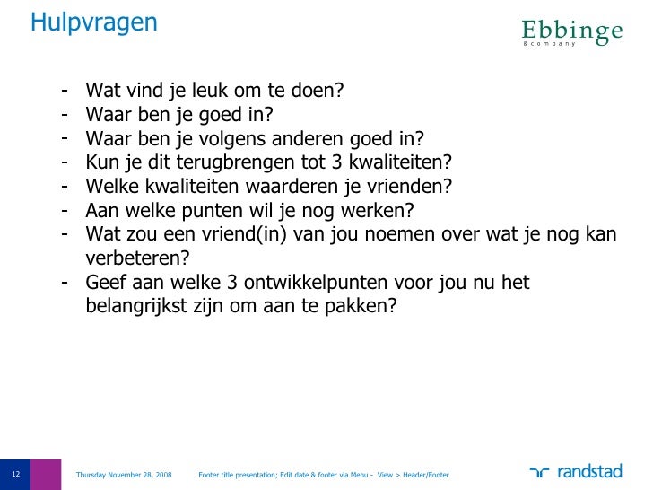 SIFE W&S Academie - Selectiegesprekken