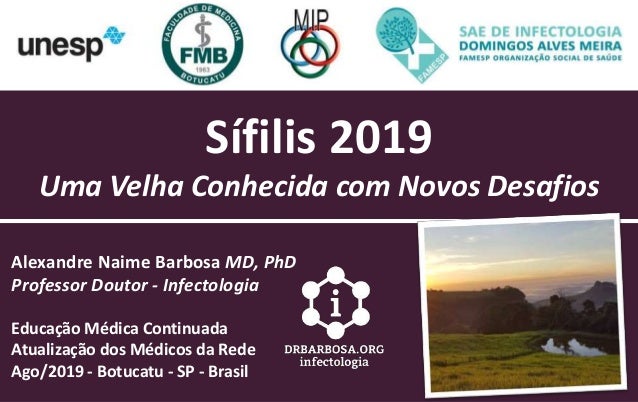 Sifilis Manejo E Tratamento Medicos Atencao Basica 2019