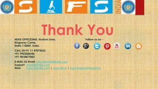 Certified Forensic Services - SIFS INDIA | PPT