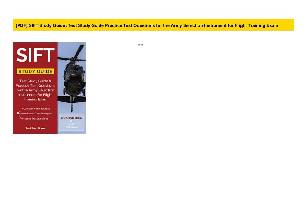 [PDF] SIFT Study Guide Test Study Guide Practice Test Questions for