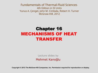 Heat Transfer Notes Slideshow Chapter16_lecture_Heat Tranfer Notes_1.ppt
