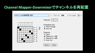Channel Mapper-Downmixerでチャンネルを再配置
 
