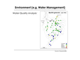 Environment (e.g. Water Management)
Water Quality Analysis

Source: Caquard 2001

 