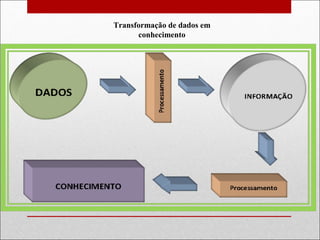 Transformação de dados em
conhecimento
 