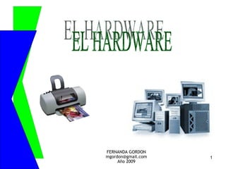 FERNANDA GORDON [email_address] Año 2009 EL HARDWARE 