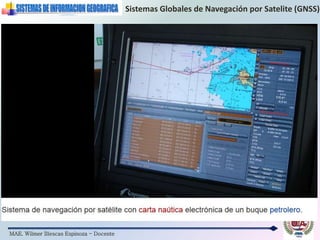 MAE. Wilmer Illescas Espinoza - Docente
Sistemas Globales de Navegación por Satelite (GNSS)
 