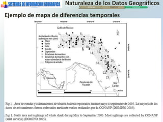 MAE. Wilmer Illescas Espinoza - Docente
Naturaleza de los Datos GeográficosESPACIAL TEMÁTICO TEMPORAL
Ejemplo de mapa de diferencias temporales
 