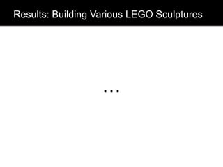 Results: Building Various LEGO Sculptures
…
 
