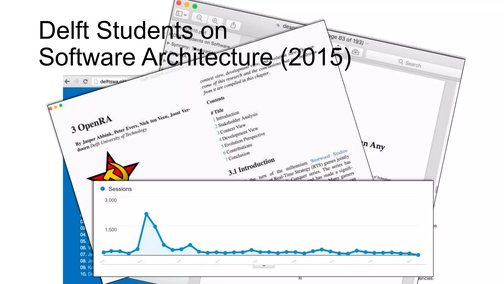 Delft Students on
Software Architecture (2015)
 