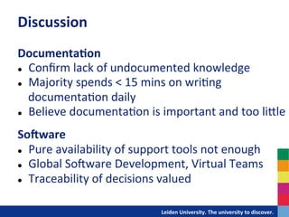 SIGDOC 2011 - Necessary and Neglected? An Empirical Study of Internal ...