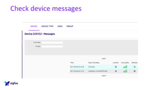 Check device messages
 