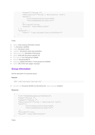 Sigfox API Documentation | PDF
