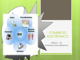 COMERCIO
 ELECTRÓNICO
     SISTEMA DE
INFORMACIÓN GERENCIAL
 