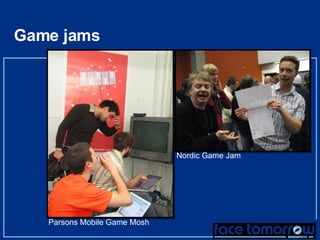Game jams Parsons Mobile Game Mosh Nordic Game Jam 