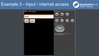 Example 3 - Input / internet access
 