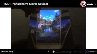 Transmissive Mirror Device based Near-Eye Displays with Wide Field of View - SIGGRAPH 2018
