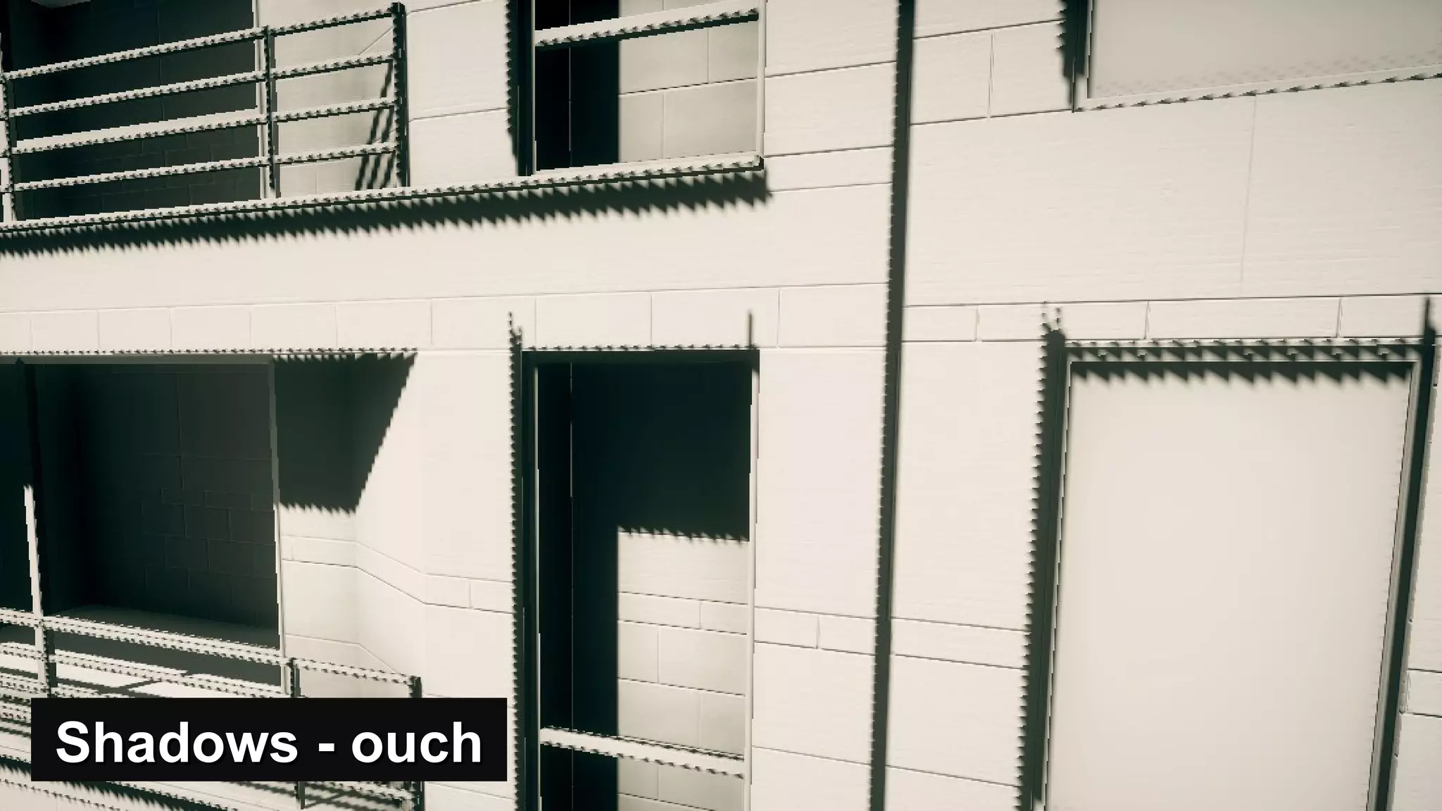 Beyond Programmable Shading, SIGGRAPH 2010 08/01/10 Shadows - ouch 