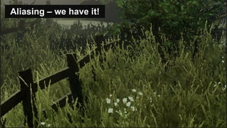 Aliasing – we have it! 08/01/10 Beyond Programmable Shading, SIGGRAPH 2010 