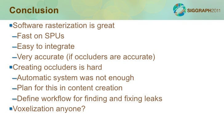 Practical Occlusion Culling in Killzone 3