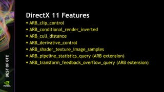 OpenGL 4.5 Update for NVIDIA GPUs