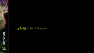 OpenGL 4.5 Update for NVIDIA GPUs