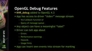 OpenGL 4.5 Update for NVIDIA GPUs