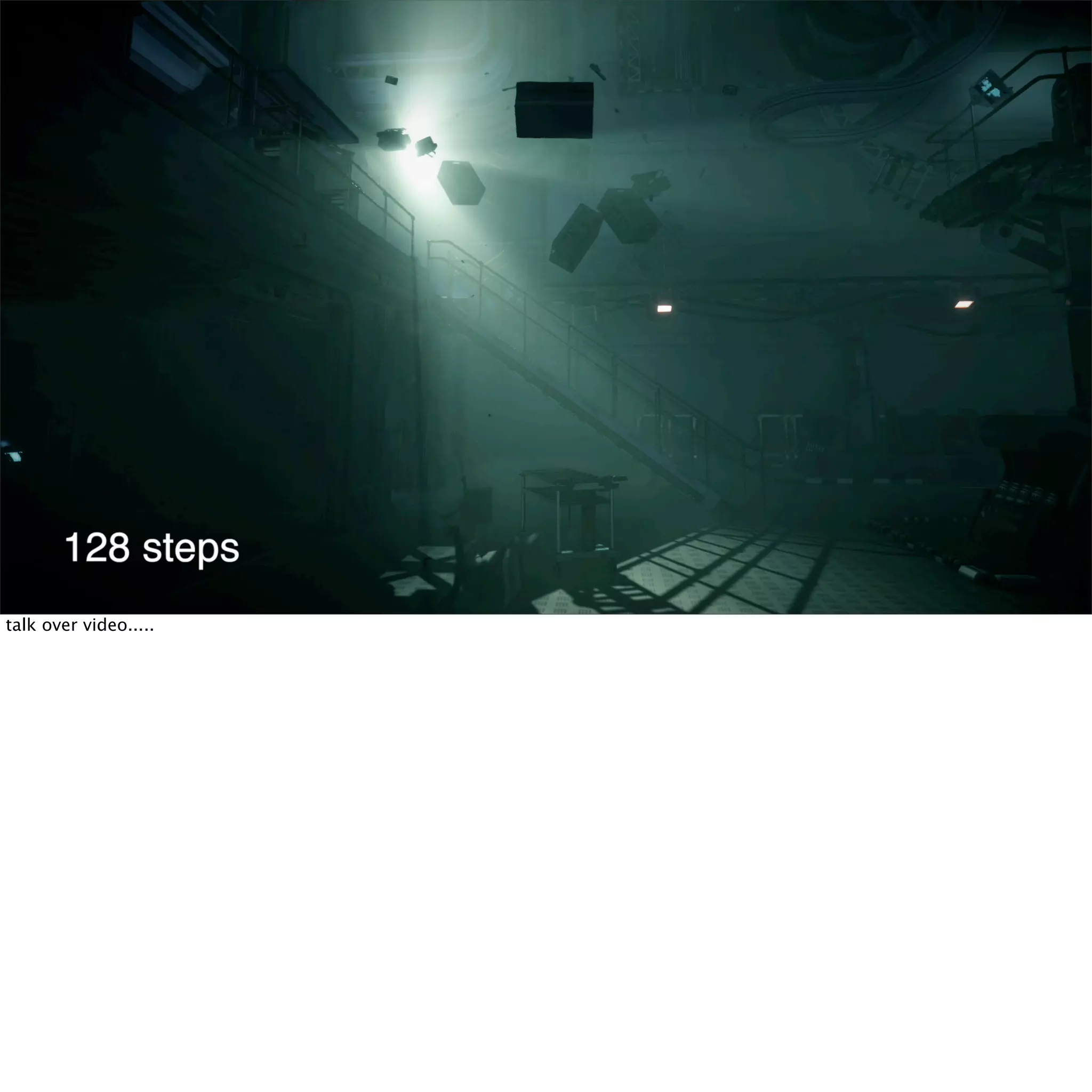 talk over video..... 
 