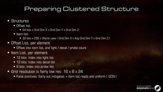 Preparing Clustered Structure













 