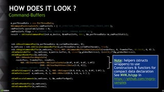 Siggraph 2016 - Vulkan and nvidia : the essentials | PPTX