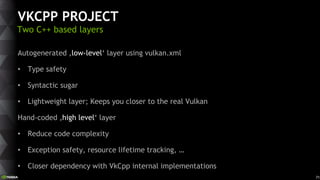 Siggraph 2016 - Vulkan and nvidia : the essentials | PPTX