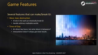 Past, Present and Future Challenges of Global Illumination in Games