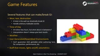 Past, Present and Future Challenges of Global Illumination in Games