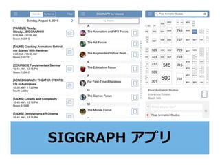 SIGGRAPH アプリ
 